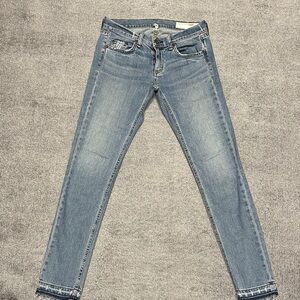 rag & bone Light Blue Skinny Jeans